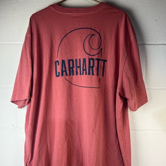 Carhartt Short Sleeve Red Pocket Tshirt, 2XL - Picture 6 of 6